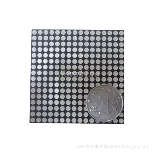 Semi-Outdoor 16x16 LED Matrix - Flexible Red/Blue/Yellow/Green Dot Matrix Display